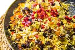 Persian  jewelled polow rice