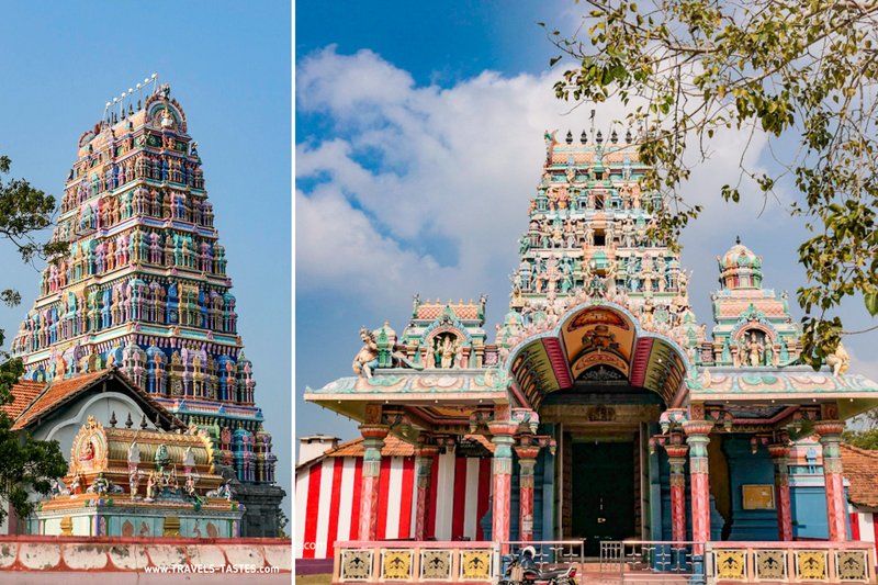 Hindu temple and gopuram Sri Lanka Northern Province