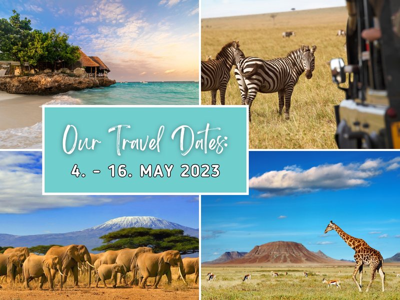 Travel Dates to Tanzania and Zanzibar